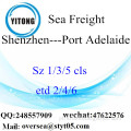 Consolidação de LCL Porto de Shenzhen para Port Adelaide